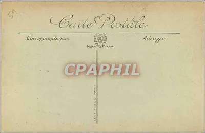 Armentières — Vue panoramique vers l'Hôtel de Ville et Saint-Waast — LL. — Verso