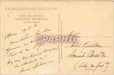 Trégastel — Ojciec Wieczny — Yvon — Rewers
