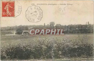 Excideuil (Dordogne) — Ponte de Tábary — Editor não identificado, n° 470