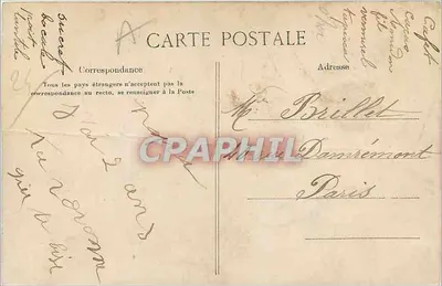 Excideuil (Dordogne) — Ponte de Tábary — Editor não identificado, n° 470 — Verso