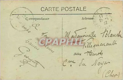 Fresselines (Creuse) — Vale da Petite Creuse — M. F. — Verso