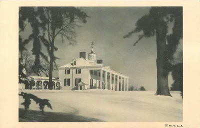 Mansão de Mount Vernon — Frente Leste — M.V.L.A.