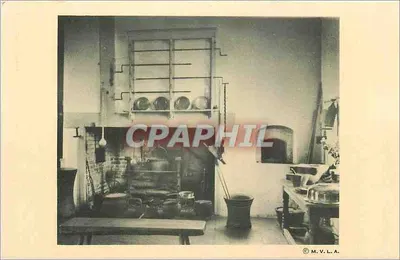Lareira e forno na cozinha familiar — Mount Vernon — © M. V. L. A.