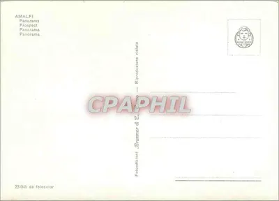 Amalfi — widok panoramiczny — Brunner & C. Como n°23-041 — Rewers