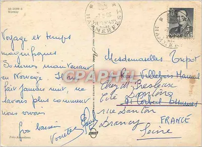 Finnmarksvidda — arktyczny krajobraz i sanie z reniferami — wydawca Amundsen — Rewers