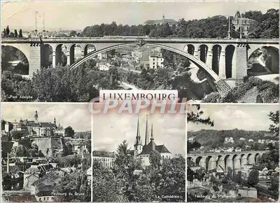 Ponte Adolphe — Faubourg du Grund — A Catedral — Faubourg du Pfaffenthal — Luxemburgo