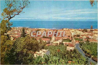 Vista parcial de Puerto de la Cruz — Tenerife — Edição de Distribuidora Tarjetas Canaria