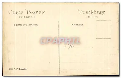 Esposizione Universale di Bruxelles 1910 — Il Cane Verde — Edit. V.F. Bruxelles — Verso