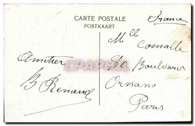 Exposição de Bruxelas 1910 — Seção Alemã — editor não visível — Verso