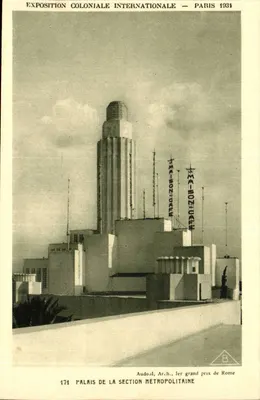 Palácio da Seção Metropolitana — Exposição Colonial Internacional — Paris 1934