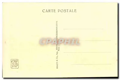 Palácio da Seção Metropolitana — Exposição Colonial Internacional — Paris 1934 — Verso