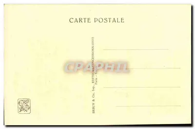 Exposição Colonial Internacional — Paris 1931 — Seção Metropolitana, Palácio Leste — Verso