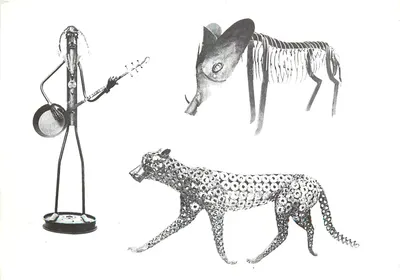 Ferro-Sculptures — Maurice Louis Lapouge — A Cruz do Rato, Castels, Dordogne