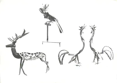 Ferro-Sculptures — Maurice Louis Lapouge — Edições RESE, 24 MARSAC-St. CYPRIEN (Dordogne)