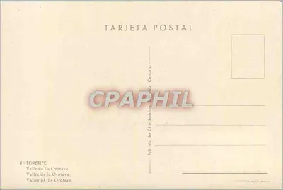 Valle de La Orotava — Tenerife — Wydawnictwo Distribuidora Editorial Canaria — Rewers