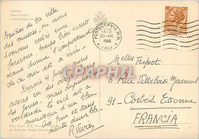 Vista panorâmica de Florença — editor Ediz. Giusti di S. Beccati, n° 83 — Verso