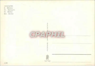 Anacapri — Igreja de São Miguel — Alterocca, Terni — Verso
