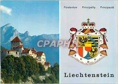 Castelo de Vaduz — Principado do Liechtenstein — Editor Alphus Oehnli, Vaduz, n° 82
