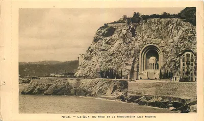 Nice — O Quai do Meio-dia e o Monumento aos Mortos