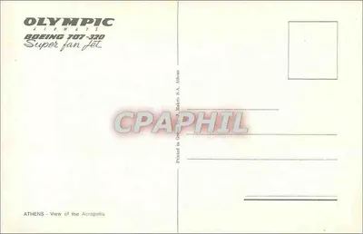Atheny - Widok Akropolu — Olympic Airways — Rewers