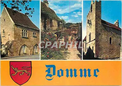 Domme — Velha casa - Rua florida - A Igreja — Editor Cap-théâtre, n°72