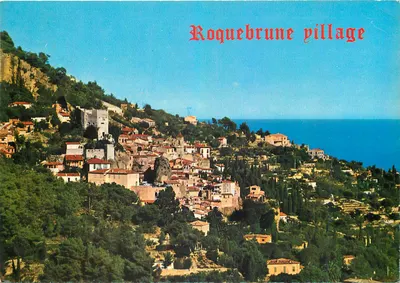 Vila de Roquebrune — vista panorâmica — Grafiche Biondetti Verona