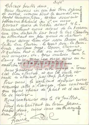 Auvergne — Jej Jeziora — Wydawnictwo Zbiorcze Théojac — Rewers
