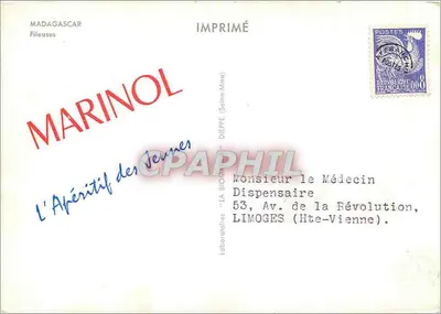 Fileuses — Madagaskar — Wydane przez Marinol — Rewers