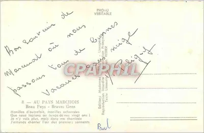 No País Marchois — Pessoas Corajosas — Edições Modernas Limousin — Verso