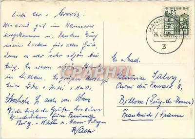 Misburg (Han) — Miejsce/temat główny — wydawca i numer serii SI czytelne — Rewers