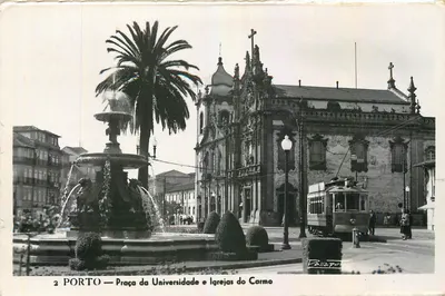 Porto — Praça da Universidade e Igrejas do Carmo — Palli 2 Porto