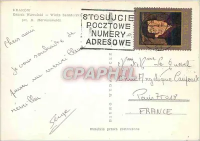 Castelo de Wawel — Torre Senatorial — fot. H. Hermanowicz — Verso