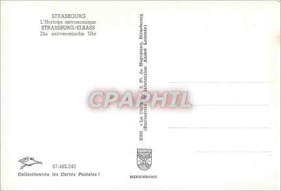 Strasburg — Astronomiczny zegar — Wydawca IRIS — Rewers