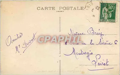 MALESHERBES (Loiret) — La Roche Feuilléeée — Verso