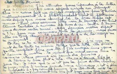 Widok jeziora Saint-Étienne Cantalais — wydawca Amy — Rewers