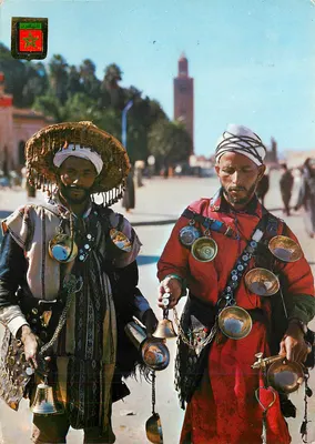 Vendedores de água — Marruecos Típico — Éditions PIRÁ, Barcelona