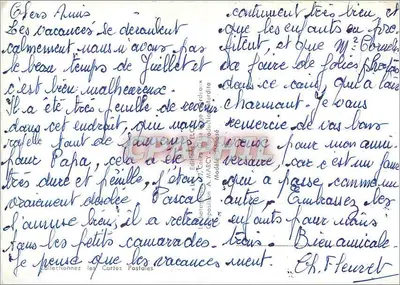 O Cap-Ferret — O Oceano, a floresta, o porto — André Marcy — Verso