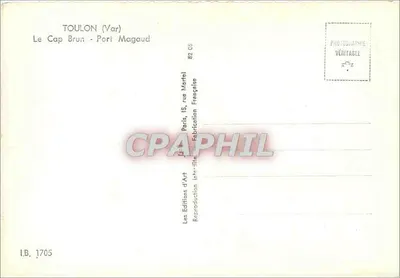 Cap Brun - Port Magaud — Toulon (Var) — Les Éditions d'Art, Paryż — Rewers