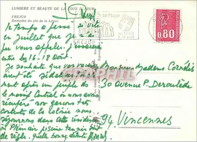 O Pin de la Légue — Fréjus — Edições na França — Verso