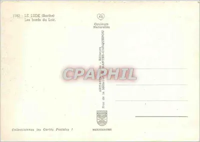 Le Lude (Sarthe) — Brzegi Loir — Artaud & Cie, Nantes — Rewers