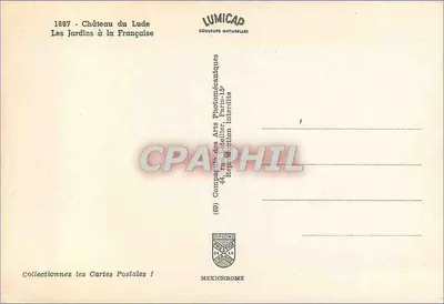 Zamek Lude — Francuskie ogrody — Lumicad — Rewers