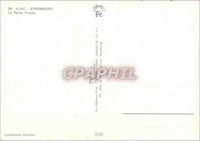 Strasburg — Mała Francja — Wydawnictwo Sztuki Marançon & Cie S.A. — Rewers
