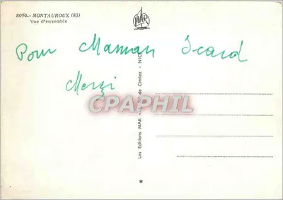 Montauroux (83) — Vista geral — Les Éditions MAR — Verso
