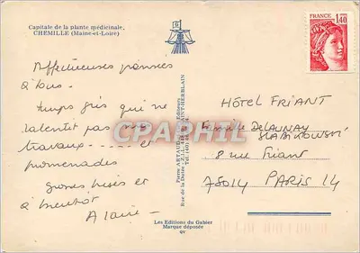Chemille — Stolica rośliny leczniczej — Wydawnictwo Gabier — Rewers