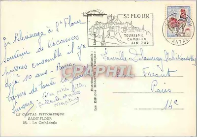 Saint-Flour — Katedra — Les Éditions Pittoresque — Rewers