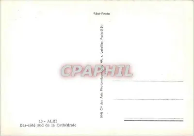 Albi — Lado sul da basílica — Réal-Photo — Verso