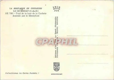 Wyspa Brehat (Północny wybrzeże) — Dolina zatoki Corderie dominowana przez Semaforem — Wydawnictwo Sztuki JOS — Rewers