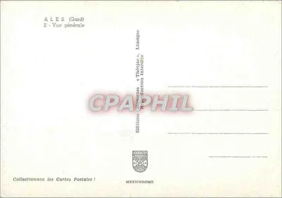 Ales (Gard) — Ogólny widok — Wydawnictwo Limoges « Théo Jac » — Rewers