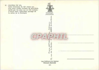 Zamek Val — XV wiek — Wydawnictwo Artaud — Rewers