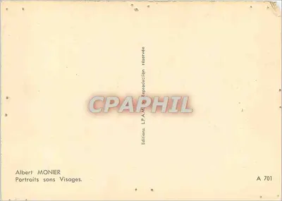 Dwie ręce się trzymają — Albert Monier — Wydawca: Editions L.P.A.M. n° A 701 — Rewers